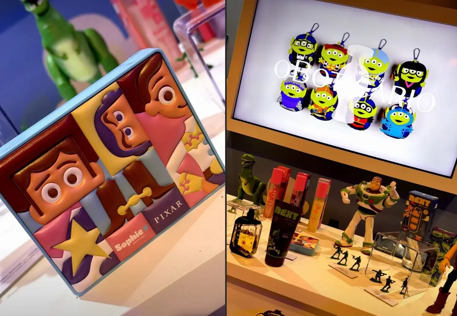 Coleção do Boticário inspirada em Toy Story 5 para o Dia das Crianças, com produtos e as mini bags dos Aliens