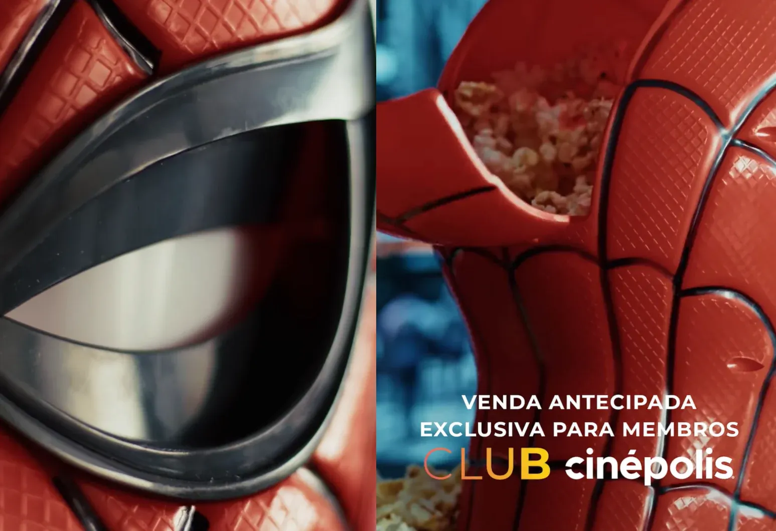 Brinde grátis: Promoção Cinépolis: Balde do Homem-Aranha com Olhos Retráteis