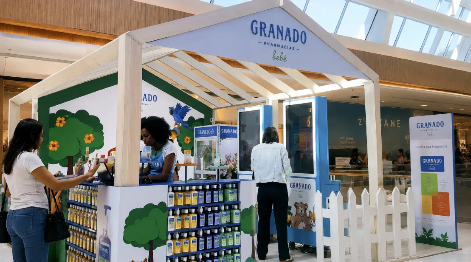 Brinde grátis: Brinde Grátis Granado Bebê: Rótulo Personalizado e Máquina de Pelúcias no BarraShopping
