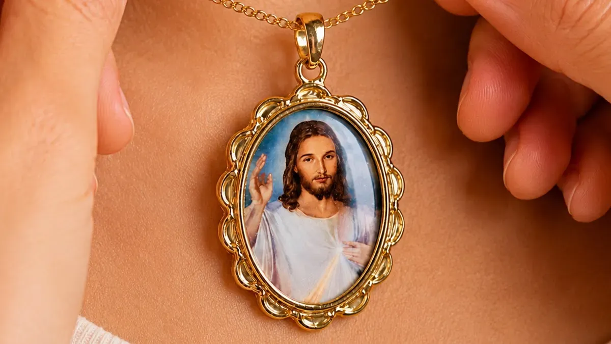 Brinde grátis: Brinde Grátis: Medalha de Jesus Misericordioso Enviada para Todo o Brasil