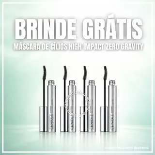 Brinde grátis: Brindes Grátis: Máscara de Cílios High Impact Zero Gravity da Clinique