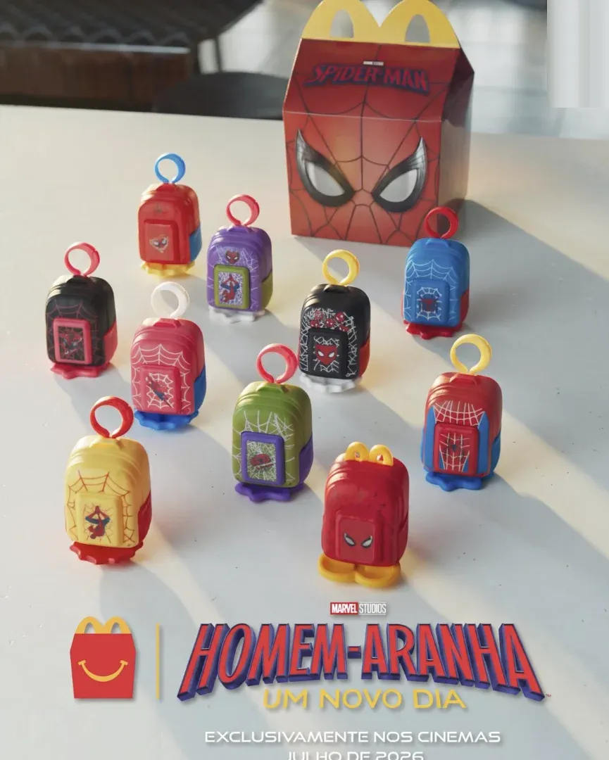 Brinquedos da campanha McLanche Felizão do McDonald's