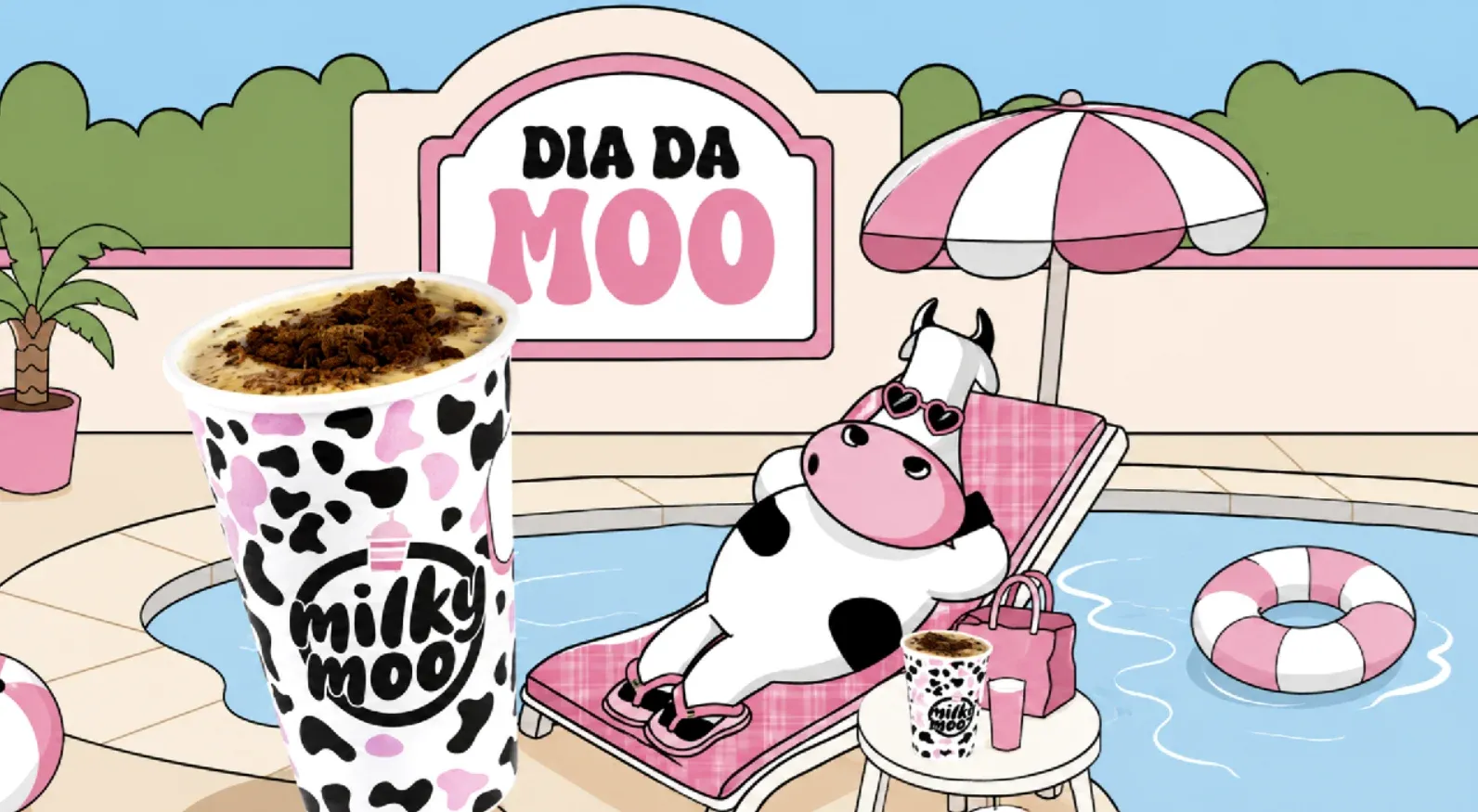 Brinde grátis: Desconto Milky Moo: Milk Shake Pintadinha por R$14,90 no Dia da Moo (14/07)