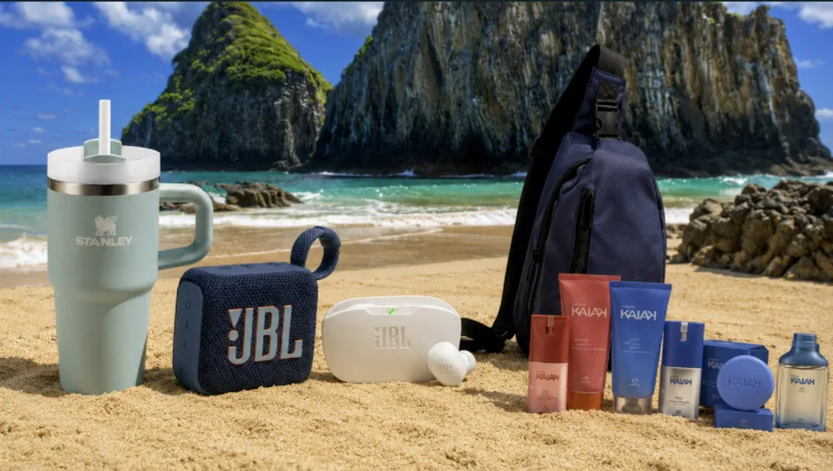 Brinde grátis: Brinde Grátis Natura: Kits Kaiak, Caixas JBL e Viagem a Noronha
