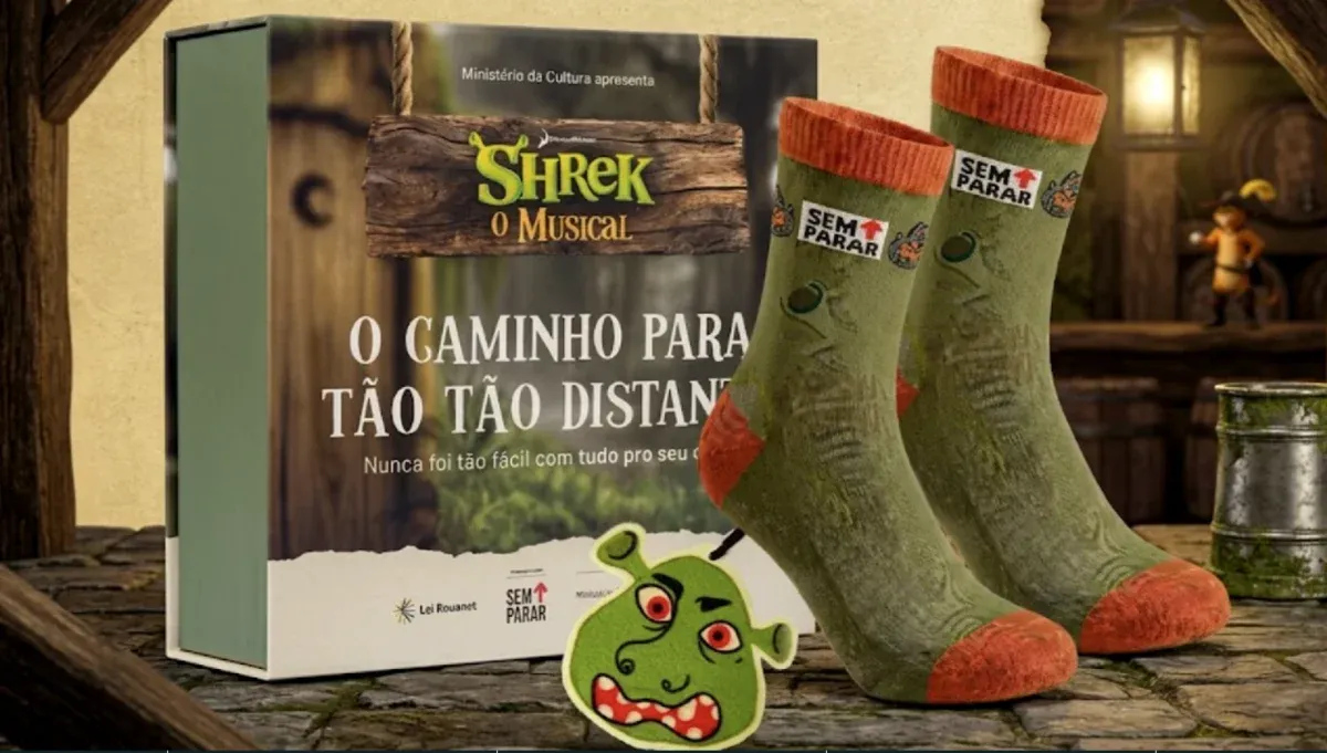 Brinde grátis: Sorteio Sem Parar: Concorra a Kit Temático do Shrek no Instagram
