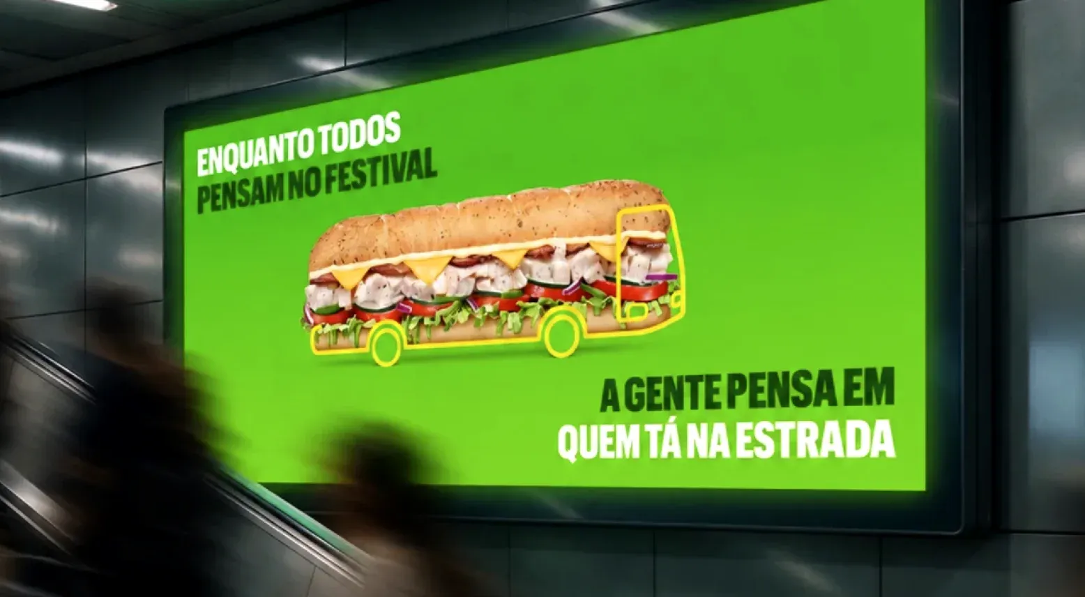 Brinde grátis: Brinde Grátis Subway: Footlong e Canga de Graça para Quem Embarca no Tietê Rumo ao Rio