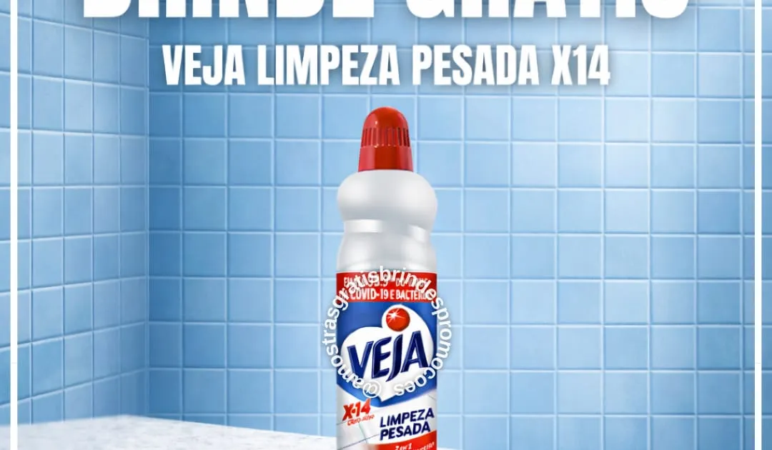 Brinde grátis: Brindes Grátis Veja Limpeza Pesada X14