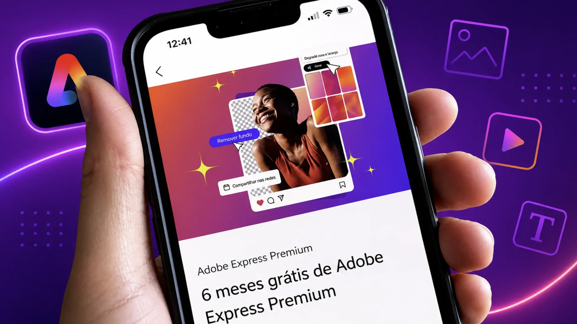 Brinde grátis: Vivo Libera Adobe Express Premium Grátis por 6 Meses; Veja Quem Pode Ativar