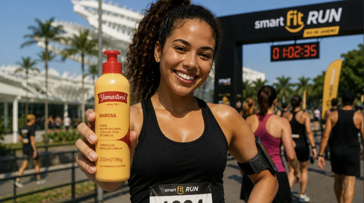 Brinde grátis: Promoção Yamasterol: Tranças, Brindes e Autocuidado na Smart Fit Run do Rio